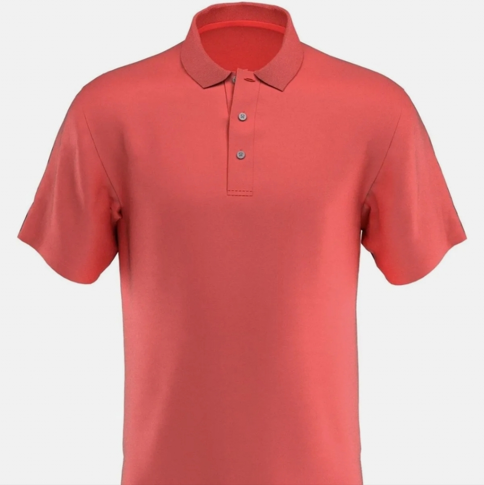PGA cayenne solid golf shirt